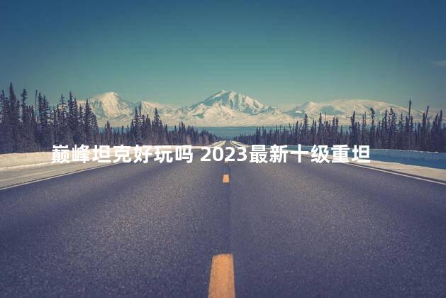 巅峰坦克好玩吗 2023最新十级重坦天梯图